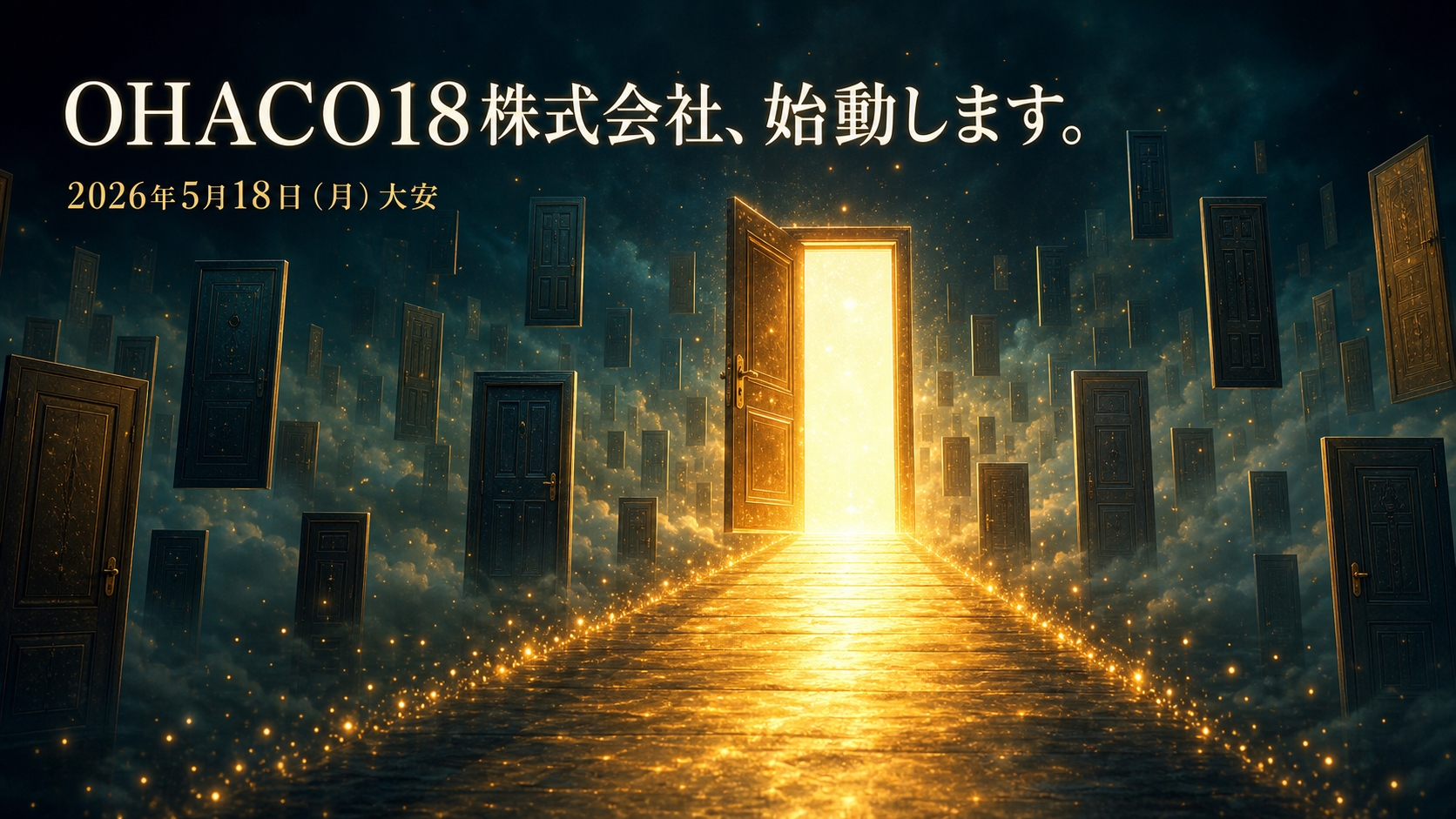 OHACO18株式会社、始動します。